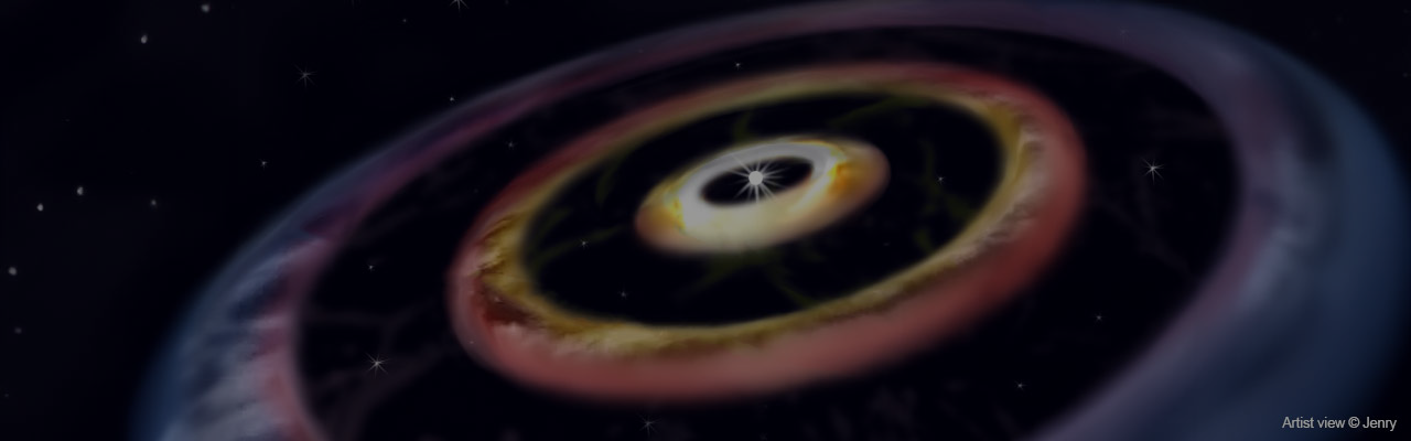 Un disque protoplanétaire, les signes de la présence de planètes en formation à proximité de l'étoile et les indices d'un milieu riche en fer