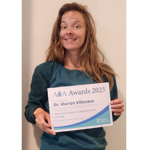 Le Prix "A&A Award 2025 for Outstanding Early Career Researcher Article" décerné à une jeune chercheuse de l'IPAG