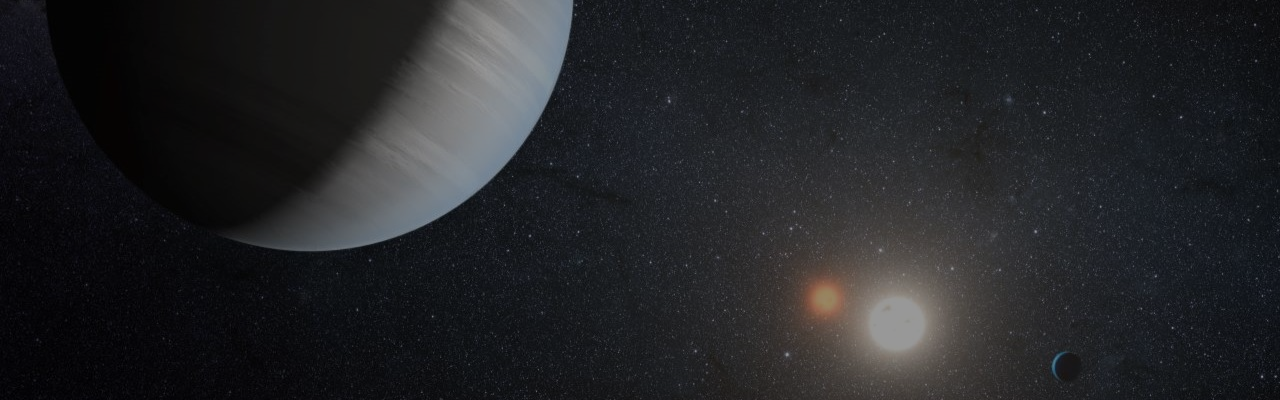 Première image d'une planète si proche d'étoiles doubles par imagerie directe