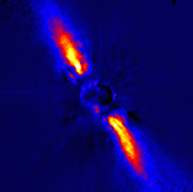 Disque image avec Adonis sur le T3.6m de la Silla